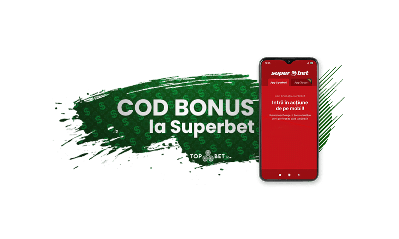 Cod bonus Superbet