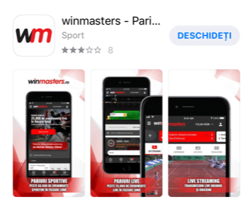 Cum descarci Winmasters APP pentru iOS