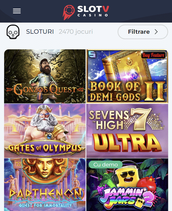 oferta de jocuri la slotv online casino