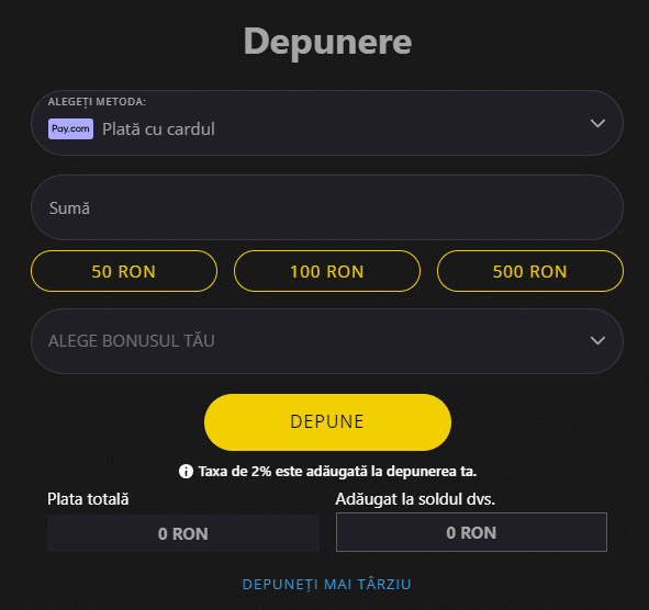 magnum bet metode de depunere