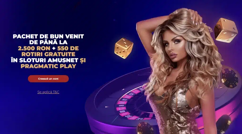 Bonus SlotV Casino 2.500 RON 550 Rotiri Gratuite