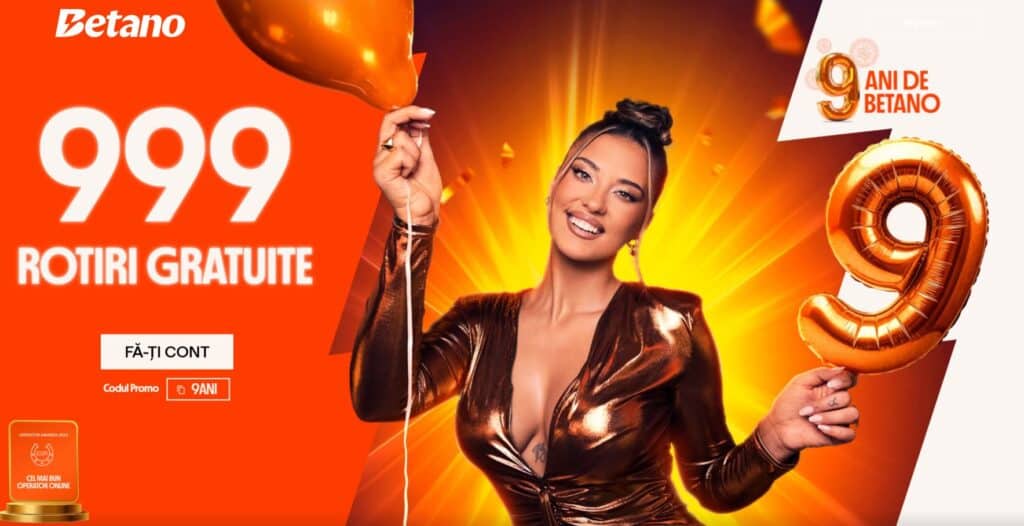 Betano bonus fara depunere 9 ani
